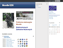 Tablet Screenshot of moodle.ezn.edu.pl